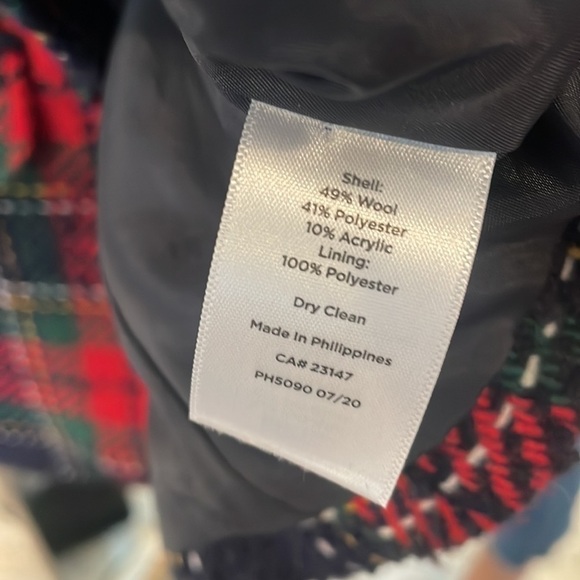 Talbots Classic Shetland Tartan Plaid Blazer - Picture 10 of 13